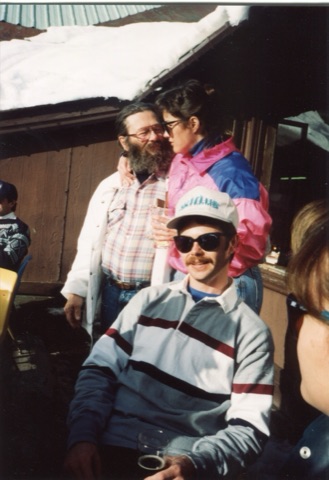 1990s Stan King — Outside the lodge