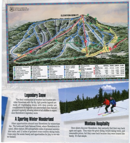 1992-93 Trailmap Trifold inside center and right panels
