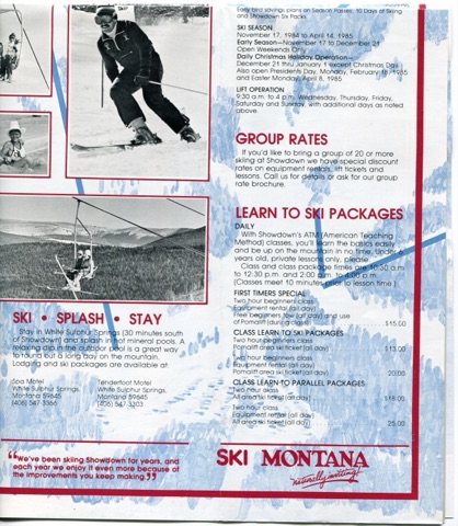 1984-85 Trailmap Inside Bottom Right
