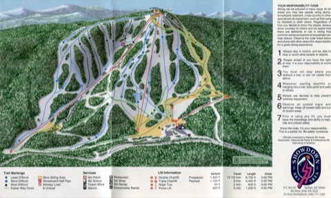 1995-96 Trailmap Pocket Trifold back
