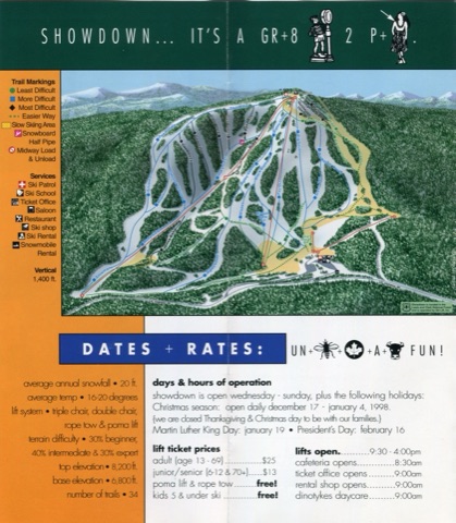 1997-98 Trailmap inside left panels