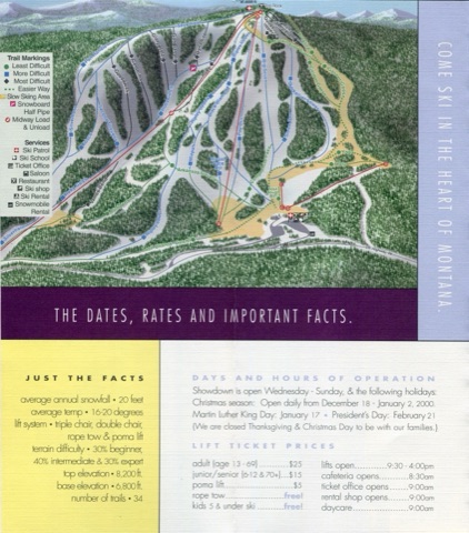 1999-00 Trailmap inside right panel