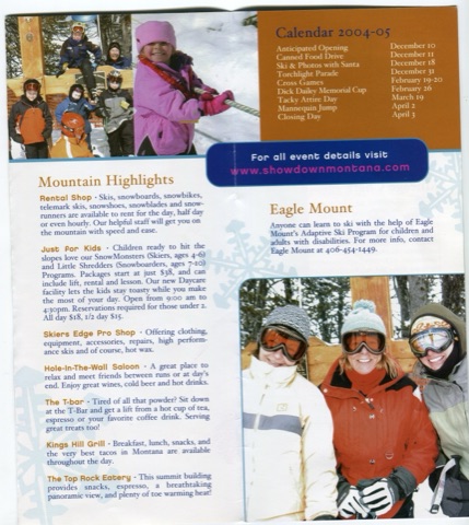 2004-05 Trailmap Inside right panel