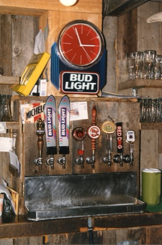 1996 Beer Taps at the Hole i nthe Wall Saloon