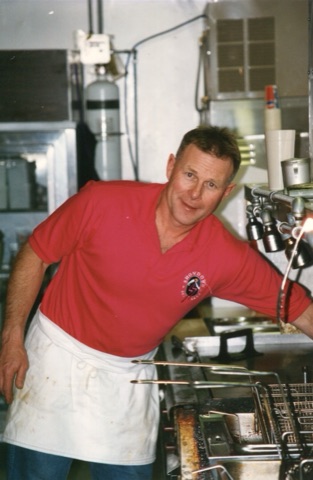 1996 Johnny Kowalski in kitchen