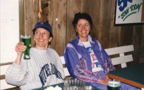 1996 Renee Kowalski, Margie Willett — The Lodge — Green Beer for St