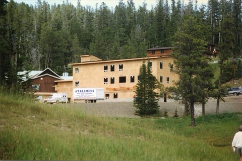 1997 The Lodge — Building the addition