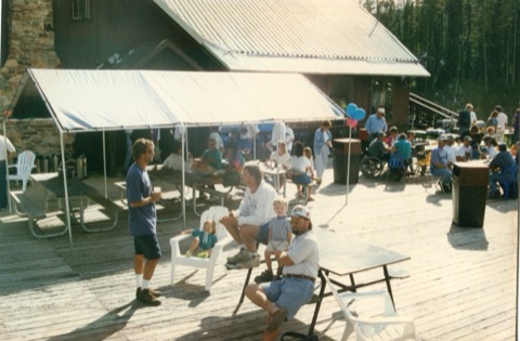 1997 Summer Party at the lodge deck