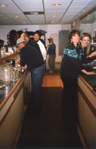 1999 Angie Anderson, Debbie Trenberth in Hole in the Wall Saloon
