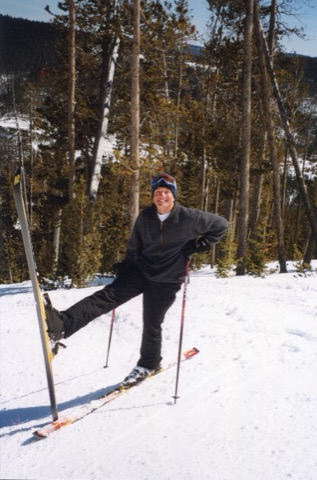 1999 Theisen on skis