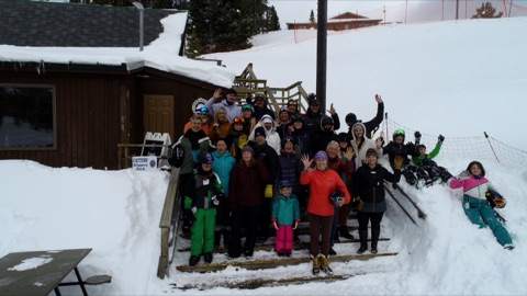 Willett Family on Rental Shop Stairs