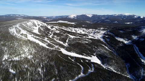 2020 The Mountain — Aerial view of Showdown