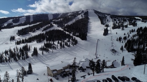 the mountain from above parking lot