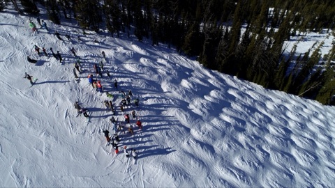 2021 Drone shot at the starting line