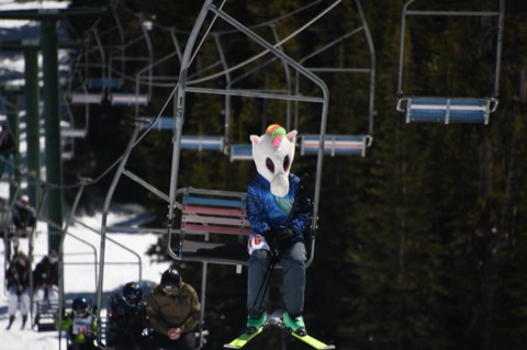 2021 Double Chair — Unicorn on lift