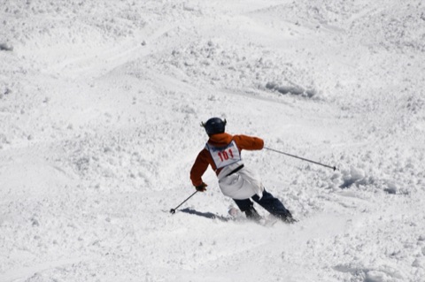 2021 Skier on moguls