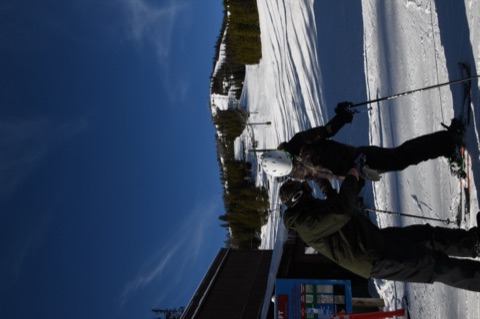 2020 Hurley Willett — Triple Chair — Getting his lift ticket checked