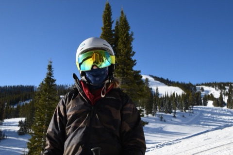 Hurley Willett with mountain in back