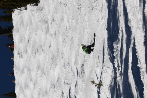 Hurley Willett coming down bumps