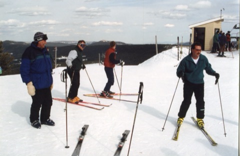 1999 Scott Mosher, Dick Mosher, Johnny Kowalski — Top of the mountain