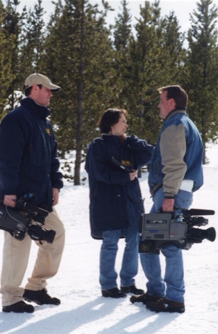 1999 KRTV — News Crew at Showdown for an event