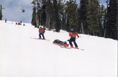 1999 Stan King — Hauling with a toboggan