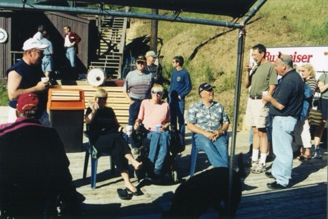2002 Montana Decker, Joe Pinski, Bill "Idaho" Trenberth — The Lodge Deck — Summer Party
