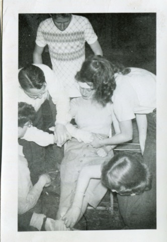 1940 Injured Woman