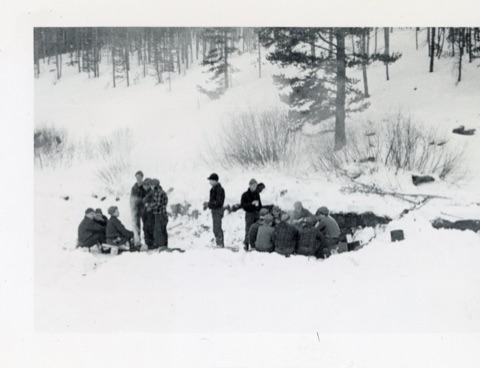 1936 Lou Demorest and survey crew