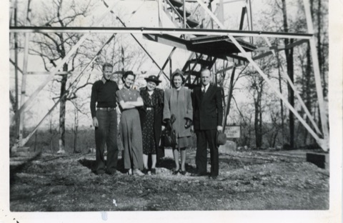 1936 Lou Demorest near porphyry peak lookout tower