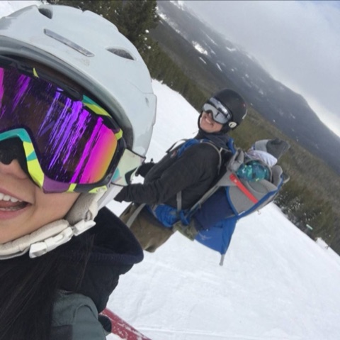 2017 Evan Haugan and Elan Haugan, Laura Tirado ski