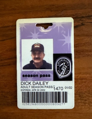 2001-02 Dick Dailey adult season pass
