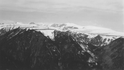 A high alpine plateau, probably not the Little Belts