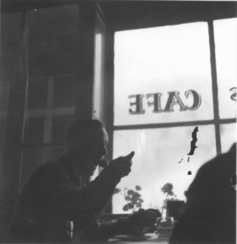 Inside a cafe