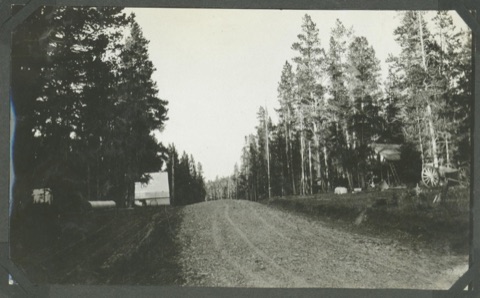 1916 Neihart Road, headquarters camp at the top of the divide, Aug. 10