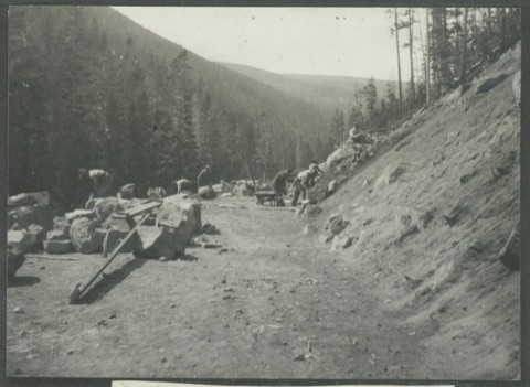 1916 Neihart Road, saving stone for the bridges