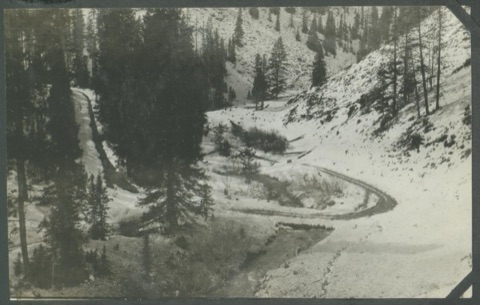 1916 Neihart Road, the old road at Horseshoe Bend, May 16