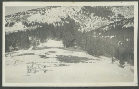 1919 Lacy Creek Project, an open slope with a rail fence