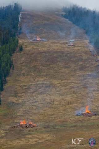 2011 Showdown Burn Piles Facebook Post from 10-11-2011