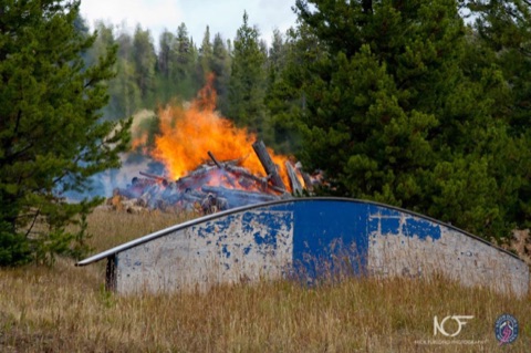 2011 Showdown Burn Piles Facebook Post from 10-11-2011