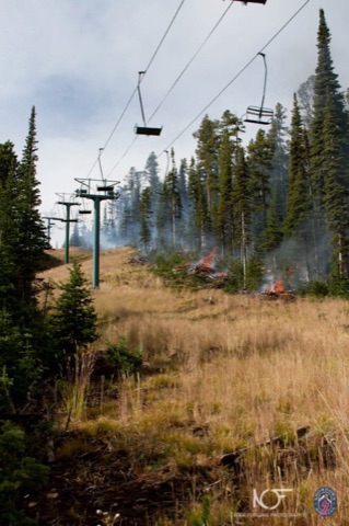 2011 Showdown Burn Piles Facebook Post from 10-11-2011