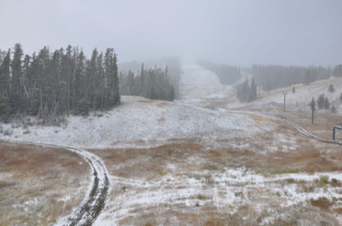 2012 First Snow! Facebook Post from 10-03-2012