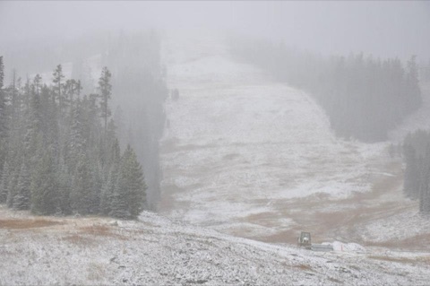 2012 First Snow! Facebook Post from 10-03-2012
