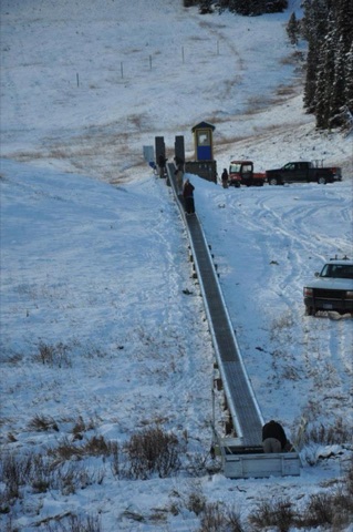 2012 New 400ft. Conveyor Lift Facebook Post from 11-17-2012